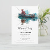 Invitation de la partie de retraite de pêche (Debout devant)