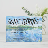 Invitation de la partie de retraite de pêche (Debout devant)