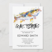 Invitation de la partie de retraite de pêche (Devant)