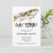 Invitation de la partie de retraite de pêche (Debout devant)