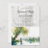 Invitation de la partie de retraite de pêche (Devant)