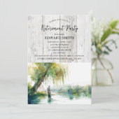 Invitation de la partie de retraite de pêche (Debout devant)