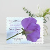 Invitation de la partie de retraite de purple Swee (Debout devant)