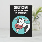 Invitation de la partie de retraite du caricature (Debout devant)