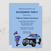 Invitation de la partie de retraite d'un agent de  (Devant / Derrière)