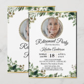 Invitation de la partie de retraite Eucalyptus de  (Devant / Derrière)