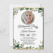 Invitation de la partie de retraite Eucalyptus de  (Devant)