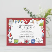 Invitation de la partie de retraite Médicale (Debout devant)