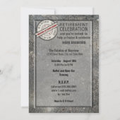 Invitation de la partie de retraite, mission accom (Dos)