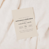 Invitation de la partie de retraite moderne simple