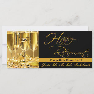 Invitation de la partie de retraite personnalisée