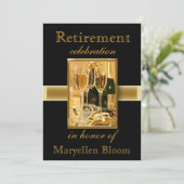 Invitation de la partie de retraite personnalisée (Debout devant)