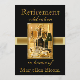 Invitation de la partie de retraite personnalisée