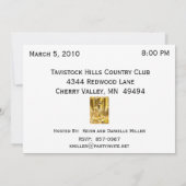 Invitation de la partie de retraite personnalisée (Dos)