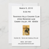 Invitation de la partie de retraite personnalisée (Dos)