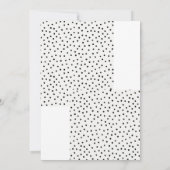 Invitation de la partie de retraite Polka Dot Mode (Dos)