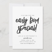 Invitation de la partie de retraite spéciale pour  (Devant)