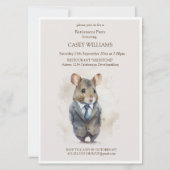 Invitation de la partie de retraite - Une souris a (Devant)