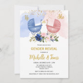 Invitation de la partie de révélation de genre (Devant)