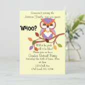 Invitation de la partie de révélation de genre (Debout devant)