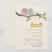 Invitation de la partie de révélation de genre des (Devant / Derrière)