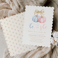 Invitation de la partie de révélation de genre gar