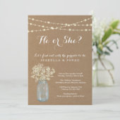 Invitation de la partie de révélation de genre - R (Debout devant)