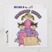 Invitation de la partie de sciage (Devant / Derrière)