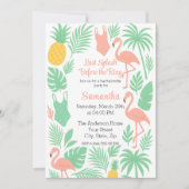 Invitation de la partie de splash Dernier Tropical (Devant)