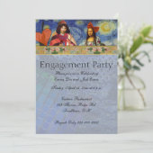 Invitation de la partie d'engagement (Debout devant)