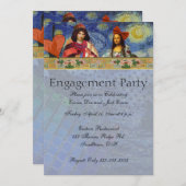 Invitation de la partie d'engagement (Devant / Derrière)