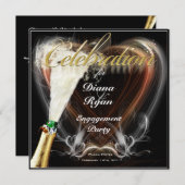 Invitation de la partie d'engagement (Devant / Derrière)