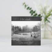 Invitation de la partie d'engagement (Debout devant)