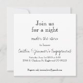 Invitation de la partie d'engagement (Devant)