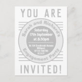 Invitation de la partie d'engagement (Devant)