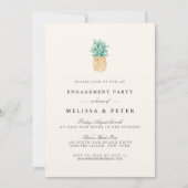 Invitation de la partie d'engagement à l'ananas vi (Devant)