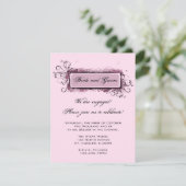 Invitation de la partie d'engagement Abstraite ros (Debout devant)