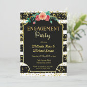 Invitation de la partie d'engagement Black & White (Debout devant)