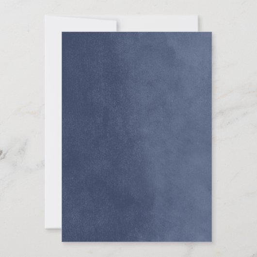 Invitation de la partie d'engagement Blue String L (Dos)