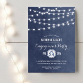 Invitation de la partie d'engagement Blue String L
