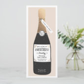 Invitation de la partie d'engagement Bubbly (Debout devant)