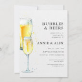 Invitation de la partie d'engagement - Bulles et b (Devant)