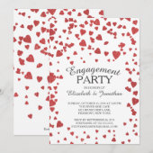 Invitation de la partie d'engagement cardiaque Con (Devant / Derrière)