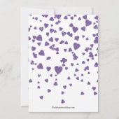 Invitation de la partie d'engagement cardiaque Con (Dos)