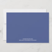 Invitation de la partie d'engagement de Blue Scrip (Dos)