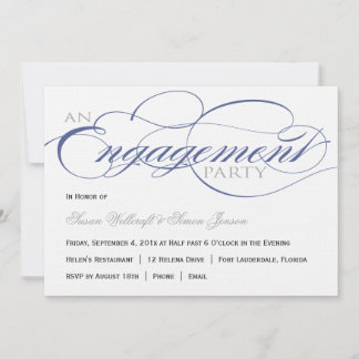 Invitation de la partie d'engagement de Blue Scrip
