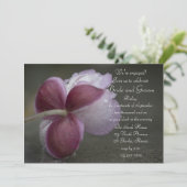 Invitation de la partie d'engagement de charme de  (Debout devant)