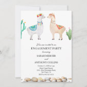 Invitation de la partie d'engagement de Couple Lla (Devant)