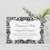 Invitation de la partie d'engagement de Damask élé (Debout devant)