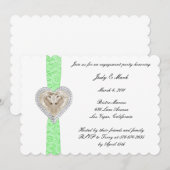 Invitation de la partie d'engagement de Dentelle v (Devant / Derrière)